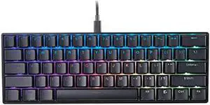 Mad Catz S.T.R.I.K.E. 6 RGB Mechanical Wired Gaming Keyboard Compact 60% Form Factor Mad Catz S.T.R.I.K.E. 6 RGB Mechanical Wired Gaming Keyboard Compact 60% Form Factor