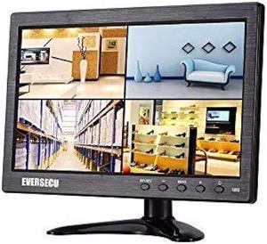 10.1 inch Small Portable Laptop Computer Monitor with HDMI VGA Port; Raspberry pi Display Screen Monitor; CCTV Monitor HD 1024x600 with Dual Speakers, MP5 USB Port, Remote(10 Inch) Gaming Monitor