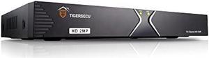 TIGERSECU Super HD 1080P 16-Channel Hybrid 4-in-1 DVR Security Recorder Without Hard Drive, for 2MP TVI/AHD/CVI/Analog Cameras (Cameras and Hard Drive Not Included)