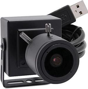 SVPRO1080P USB Zoom Camera with 2.8-12mm Manual Lens,HD Mini Camera 100fps/60fps/30fps CMOS OV2710 Portable USB Camera with Metal Casing & Bracket, Computer Streaming Webcam for PC Desktop & Laptop
