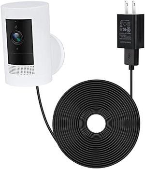 ALERTCAM Power Adapter for Ring Stick Up Cam Battery(3rd Gen), with 30ft/9m Weatherproof Outdoor Cable Continuously Charge Your Camera, No Need to Change The Batteries (Black)