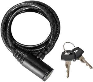 SPYPOINT CLM-6FT Six-Foot Long Trail Camera Coated Cable Lock Steel Cable Lock for securing Scouting Cameras Fits Most Trees and All Cameras Comes with Two Keys