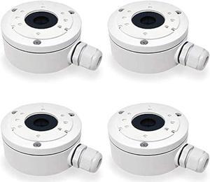 CBXS DS-1280ZJ-XS Junction Box Mount for hik-Compatible Bullet Camera (WHITE-4PK)