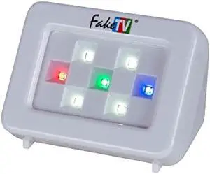 SABRE HS-FTV-7 Home Security TV Light Simulator with Night Sensor  Easy to Use Burglar Deterrent, Similates Real HDTV, Energy Efficient with Always On or Timed Operation  Ideal for Vacation Homes