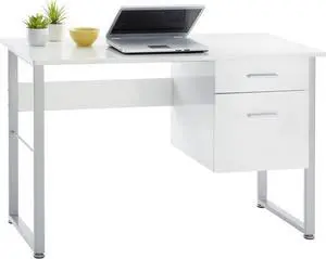 Realspace® Halton 48"W Computer Desk, White