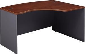Bush Business Furniture Series C Collection 60W x 43D Right Hand L-Bow Desk Shell in Hansen Cherry