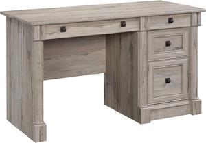 Sauder Palladia Computer Desk, L: 53.15" x W: 23.47" x H: 30.04", Split Oak finish