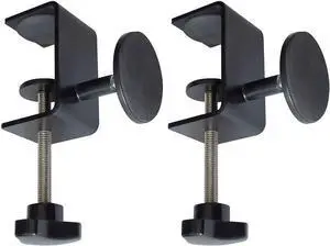 2 pcs Desk Table Wall Adjustable Protective Spacer, Desk Table Tops Wall Spacer (Black)