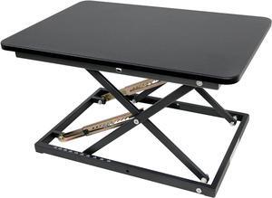 STANDNEE Standing Desk Converter Height Adjustable Stand Up Desk Riser - Supports 300 lbs, Fully Assembled Monitor/Laptop Riser Workstation, Black.