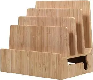 MobileVision Bamboo Charging Station & Multi Device Organizer Slim Version for Smartphones, Tablets, and Laptops MobileVision Bamboo Charging Station & Multi Device Organizer Slim Version for Smartphones, Tablets, and Laptops
