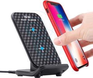 Wireless Charging Station| Inductive Phone Charger| Charger Dock 15W Max| Wireless Charging Stand Compatible with iPhone 11 Pro Max XS XR XS Max 8 Plus Galaxy Note 10 Plus S10