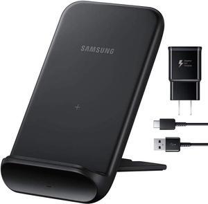 Official 2020 9W Convertible Wireless Fast Charging Stand | Pad or Stand Position (Black)
