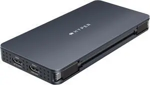 HyperDrive Next 10 Port Business Class USB C Docking Station for PC/Mac/Chromebook, Pro-Grade 2X File Transfer w/ 10Gbps, 3X Fast Photo/Video Transfer w/SD 4.0, Charges w/ 100W PD Power