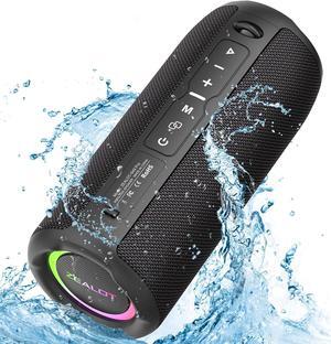 ZEALOT Portable Bluetooth Speaker, Speakers Bluetooth Wireless, Outdoor Speaker Waterproof, IPX6, 40W Loud Stereo Sound Deep Bass, Long Playtime,USB/TF/AUX, Speaker for Phone, Beach, Hiking-Black