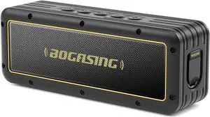 BOGASING G4 Bluetooth Speaker, Portable Wireless Speakers, 50W Stunning & Balanced Sound with Rich Bass, 24H Playtime, IPX7 Waterproof, Bluetooth 5.3, EQ, TWS, TF-Card, AUX, USB, for Outdoor Home