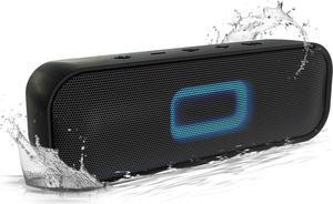 LFS Bluetooth Speakers, Portable Wireless Speaker, 20W Sound, 20H Playtime, IPX7 Waterproof Shower Speaker, Wireless Stereo Pairing Small Speaker for Home, Travel, Outdoor, Beach