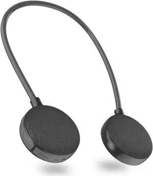 Neckband Bluetooth Speaker - EBS-906, Bluetooth 5.0, Built-in mic, 10H Playtime, Portable Wireless Wearable Speaker (Black)