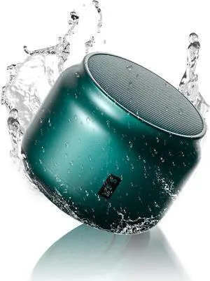 LFS Portable Bluetooth Speaker,Small Bluetooth Speake,Ultra Long Play 15 Hours,TWS Pairing,Suitable for Home,Pool,Beach,Boating, Hiking, Camping for Waterproof Outdoor Mini Speaker-Green