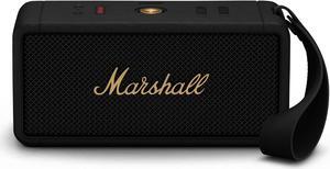 Marshall Middleton Portable Bluetooth Speaker, Black and Brass