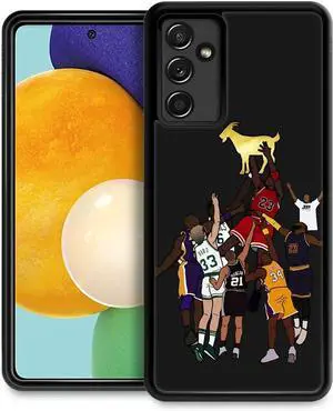 Compatible with Samsung Galaxy A15 5G Case,Basketball Player 35 Galaxy A15 5G Case Pattern for Boys Man,Soft TPU Bumper Desgin Anti-Scratch Shockproof 6.5-in