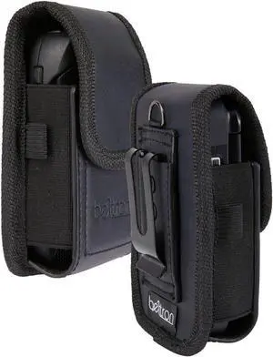 Universal Flip Phone Case, BELTRON Leather Vertical Pouch for TCL Flip Pro, Flip 3, Alcatel Go Flip 4, Go Flip V, Cingular Flip 2, Nokia 2720V & More (Belt Loop, Metal Belt Clip & Dual Magnet Closure)