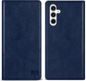 ZZXX for Samsung Galaxy S24 Plus Wallet Case with [RFID Blocking] Card Slot Stand Strong Magnetic Leather Flip Fold Protective Phone Case for Samsung Galaxy S24+ Case Wallet(Blue-6.7 inch)