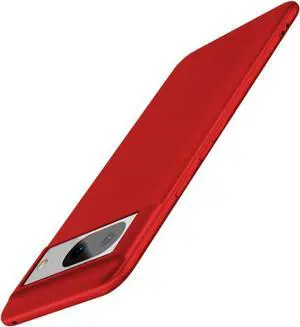 X-level Google Pixel 8 Case Ultra-Thin Slim Fit [Guardian Series] Phone Cases Soft Flexible TPU Matte Finish Coating Grip Light Protective Cell Phone Back Cover for Google Pixel 8 2023-Red