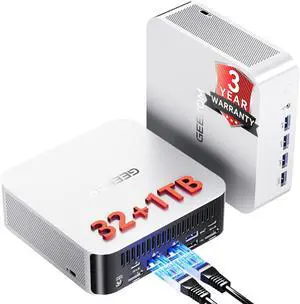 GEEKOM A8 MAX Gaming Mini PC AMD Ryzen 9 8945HS(Desktop Alternative), 32GB DDR5 & 1TB Expandable SSD for Design & AI Tools, Dual LAN, Quiet Win11 Pro Mini Computer with USB4, 8K Output|Home Office GEEKOM A8 MAX Gaming Mini PC AMD Ryzen 9 8945HS(Desktop Alternative), 32GB DDR5 & 1TB Expandable SSD for Design & AI Tools, Dual LAN, Quiet Win11 Pro Mini Computer with USB4, 8K Output|Home Office