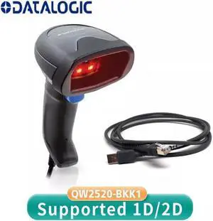 DATALOGIC QW2520-BKK1 QuickScan 1D/2D Handheld Barcode Scanner W/ USB Cable