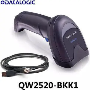 Datalogic QuickScan QW2520-BKK1 1D/ 2D Handheld Barcode Scanner With USB Cable