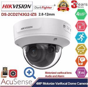 MECARE 4MP Motorized Zoom AcuSense DarkFighter PoE IP Camera DS-2CD2743G2-IZS