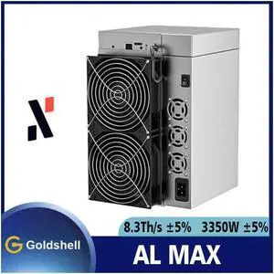 Goldshell AL Max 8.3Th/s 3350W Alephium ALPH Miner Blake3 algorithm Ship 30 Dec