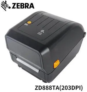 Ze,br,a ZD888TA /DA 203dpi/300dpi 4-inch Thermal Desktop Printer Black