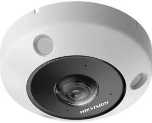 H,ikv,ision DS-2CD63C5G1-IVS 12MP Panoramic 180° IP Camera IR PoE Two-way Audio