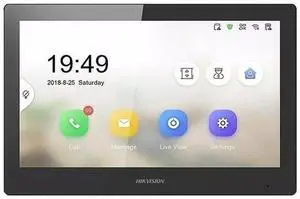 DS-KH8520-WTE1 10" Color Touch Screen Indoor Station Monitor PoE WiFi DS-KH8520-WTE1 10" Color Touch Screen Indoor Station Monitor PoE WiFi