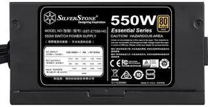 550 Watt Semi-Modular 80 Plus Gold Computer Power Supply PSU ET550-HG 550 Watt Semi-Modular 80 Plus Gold Computer Power Supply PSU ET550-HG