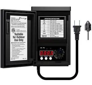 120 Watt Power Pack with Sensor and Weather Shield for Low Voltage Landscape Lighting Spotlight Outdoor Transformer 120V Input 12V Output 8100-9120-01