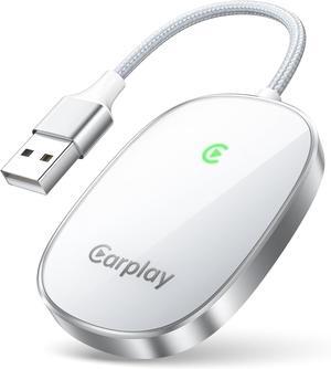 Wireless CarPlay Adapter 2025 Upgraded, Converts Factory Wired CarPlay to Wireless, Plug and Play, Bluetooth Car Play Dongle Compatible with iPhone Multi-User Seamless Connection