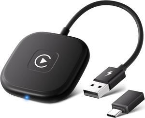 CarPlay Wireless Adapter,Wireless Carplay Adapter for Wired CarPlay to Wireless CarPlay,Carplay Wireless Dongle with 98% of car Models