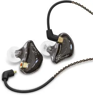 Triple Driver in Ear Monitors Bmaster in-Ear Headphones with Silver-Plated MMCX Cable Ideal Earphones for Musicians Sound Engineers and DJs (Dark Brown) Triple Driver in Ear Monitors Bmaster in-Ear Headphones with Silver-Plated MMCX Cable Ideal Earphones for Musicians Sound Engineers and DJs (Dark Brown)