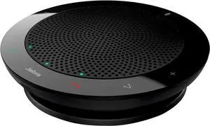 Jabra Speak 410 Corded Speakerphone for Softphones  Easy Setup, Portable USB Speaker for Holding Meetings Anywhere with Outstanding Sound Quality