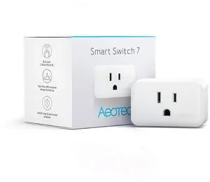 Smart Switch 7, Z-Wave Plus S2 Wireless Control Socket Zwave Plug for Home Automation, 15A, Gen7, White by DT