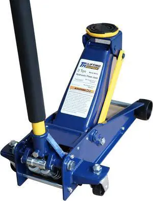 Heavy Duty 3 Ton Floor Jack,Low Profile Hydraulic Jack, Steel Service Jack Quick Rise with Double Pump Quick Lift