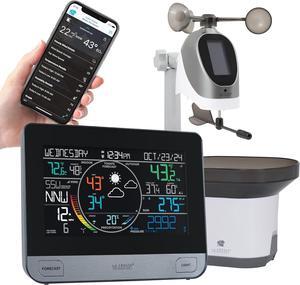 Technology 328-69357-INT Wi-Fi Professional Weather Station, Black