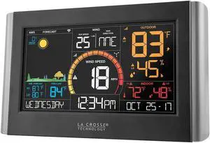 Technology Wireless Weather Station with WiFi Connectivity, Dynamic Forecast, Wind Speed and Alerts, Temperature/Humidity - NWS Forecast, Long Range Transmission (400 Feet)