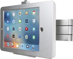 Articulating Security Case Enclosure with 360-Degree Rotation  Compatible with iPad Gen. 5 & 6, iPad Air 1 & 2, and iPad Pro 9.7 (PAD-AWSEA)