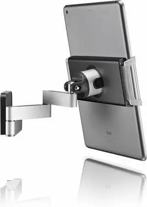 1030 Full-Motion Tablet Wall Mount for All Tablets from 7-13 inch | Swivels up to 180º (Left/Right) | Can be Tilted up to 15º | Also fits iPad and Samsung Galaxy Tab| Black