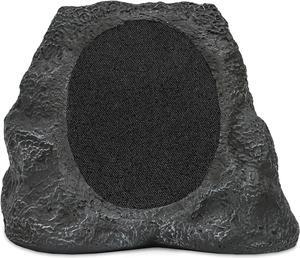Rock Speaker Connect, Granite, Wireless Outdoor Speaker with Bluetooth 5.3, 22-Hour Battery Life, with Solar Charging, Link Up to 20 Rock Speakers, IP65 Water & Dust Resistant Speaker