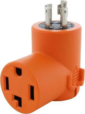 [ADL14301430] L14-30P 4-Prong 30A Generator Locking Plug to 4-Prong 30A 14-30R Dryer Outlet