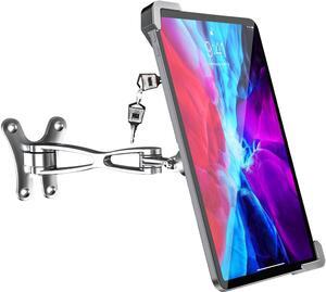 Anti-Theft Tablet Wall Mount, Heavy Duty Articulating in-Wall Tablet Stand Holder with Security Lock and Key, Compatible iPad Pro/Air/Mini, Samsung Galaxy Tabs, Surface, More 7-11" Tablets